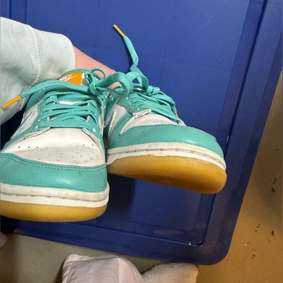 Nike Dunk Low in washed teal in size 7.5 - Picture 7 of 7